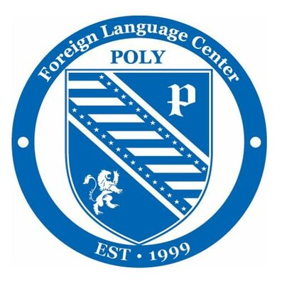 Trademark POLY Foreign Language Center EST.1999 + Logo