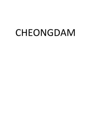 Trademark CHEONGDAM