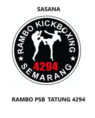 Trademark SASANA RAMBO KICKBOXING 4294 SEMARANG RAMBO PSB TATUNG 4294