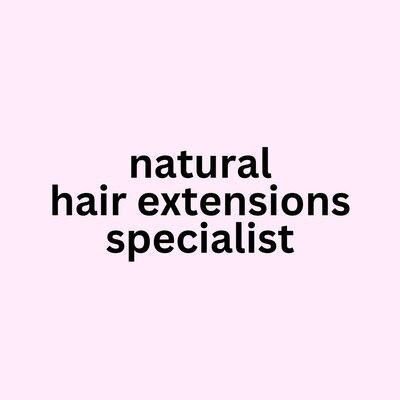 Trademark Natural Hair Extensions Specialist