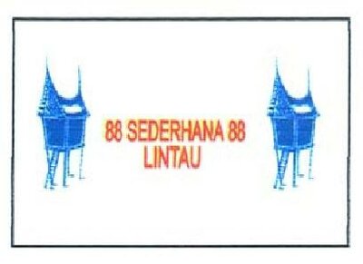 Trademark 88 SEDERHANA 88 LINTAU + LUKISAN