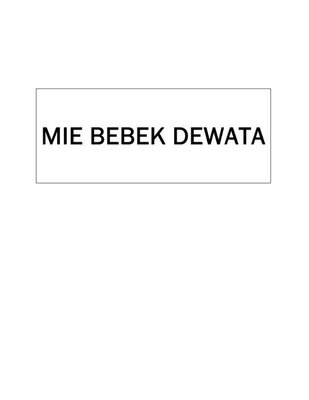 Trademark MIE BEBEK DEWATA