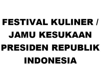 Trademark FESTIVAL KULINER / JAMU KESUKAAN PRESIDEN REPUBLIK INDONESIA