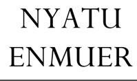 Trademark NYATU ENMUER