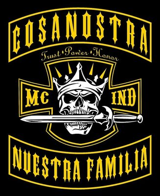 Trademark COSANOSTRA MC IND NUESTRA FAMILIA