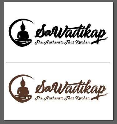 Trademark SAWADIKAP The Authentic Thai Kitchen + Logo