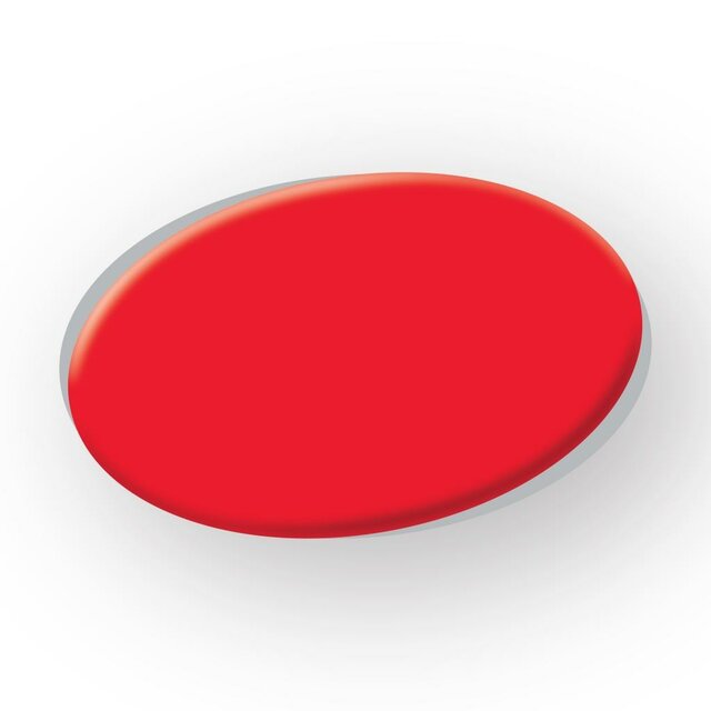 Trademark Lukisan Elips Merah