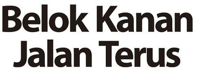 Trademark BELOK KANAN JALAN TERUS