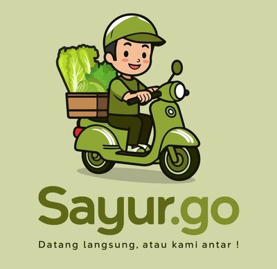 Trademark SAYUR.GO Datang langsung, atau kami antar! + Gambar/Logo