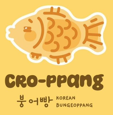 Trademark CRO-PPANG KOREAN BUNGEOPPANG + LOGO + KARAKTER HURUF NON LATIN