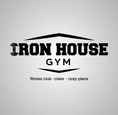 Trademark IRON HOUSE GYM fitness club class cozy place + Logo