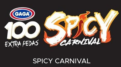 Trademark GAGA 100 EXTRA PEDAS SPICY CARNIVAL dan logo