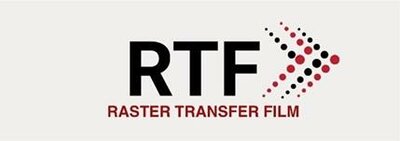 Trademark RTF RASTER TRANSFER FILM & LOGO