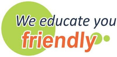 Trademark WE EDUCATE YOU FRIENDLY + LOGO