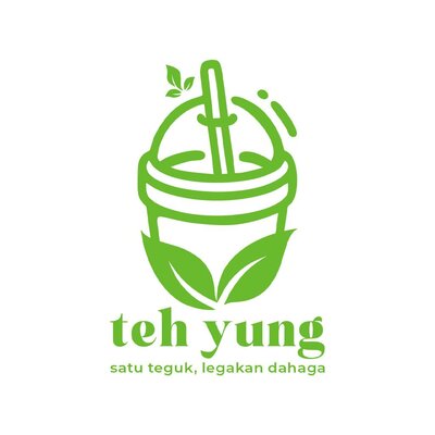 Trademark TEH YUNG satu teguk, legakan dahaga + Lukisan