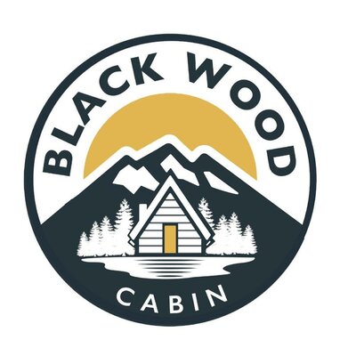 Trademark Black Wood Cabin