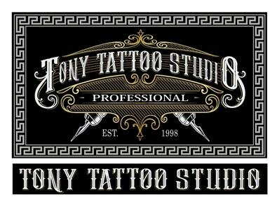 Trademark TONY TATTOO STUDIO PROFESSIONAL EST.1998 + LUKISAN