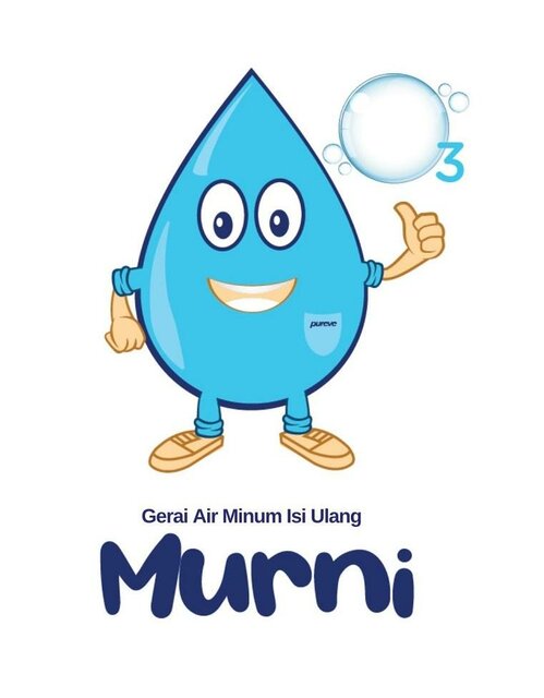 Trademark Gerai Air Minum Isi Ulang Murni + Logo