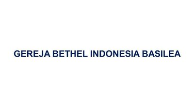 Trademark GEREJA BETHEL INDONESIA BASILEA