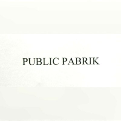 Trademark PUBLIC PABRIK