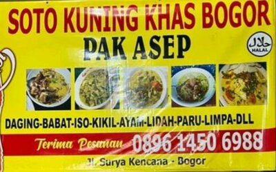 Trademark SOTO KUNING KHAS BOGOR PAK ASEP + LUKISAN