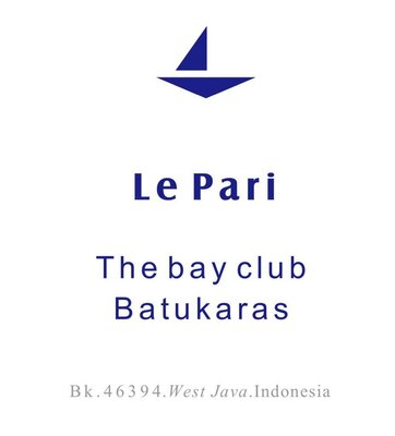 Trademark LE PARI THE BAY CLUB BATUKARAS Bk.46394. West Java. Indonesia + Lukisan