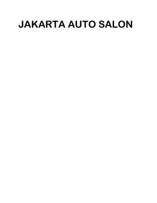 Trademark JAKARTA AUTO SALON