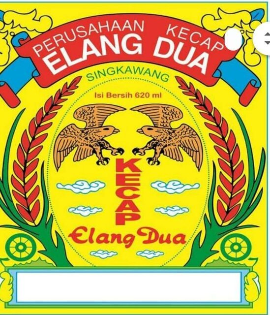 Trademark PERUSAHAAN KECAP KECAP ELANG DUA + GAMBAR