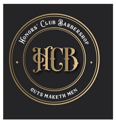 Trademark HONORS' CLUB BARBERSHOP (HCB) + Logo