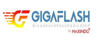 Trademark GIGAFLASH + Logo (GIGAFLASH BroadbandRasaDedicated by Maxindo + Logo)