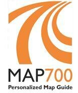 Trademark MAP700 Personalized Map Guide dan lukisan