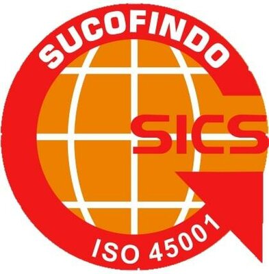 Trademark Sertifikasi Sistem Manajemen Kesehatan dan Keselamatan Kerja ISO 45001 - PT SUCOFINDO
(SUCOFINDO SICS ISO 45001 + LOGO)