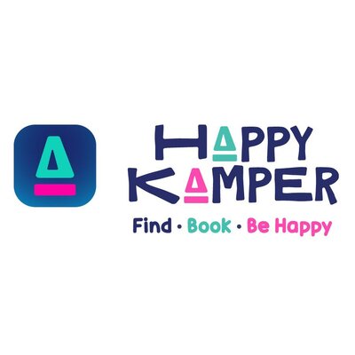 Trademark HAPPY KAMPER Find • Book • Be Happy