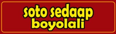 Trademark SOTO SEDAAP BOYOLALI