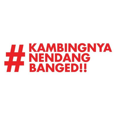 Trademark #KAMBINGNYA NENDANG BANGED!!