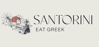 Trademark SANTORINI EAT GREEK dan lukisan