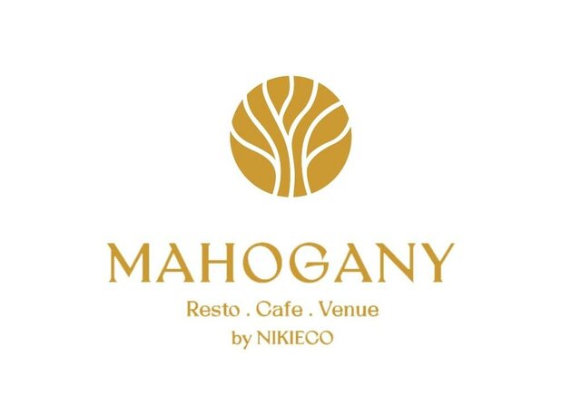 Trademark MAHOGANY (MAHOGANY Resto Cafe Venue by NIKIECO + Logo)