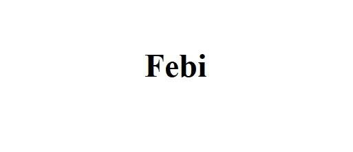 Trademark Febi