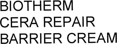 Trademark BIOTHERM CERA REPAIR BARRIER CREAM