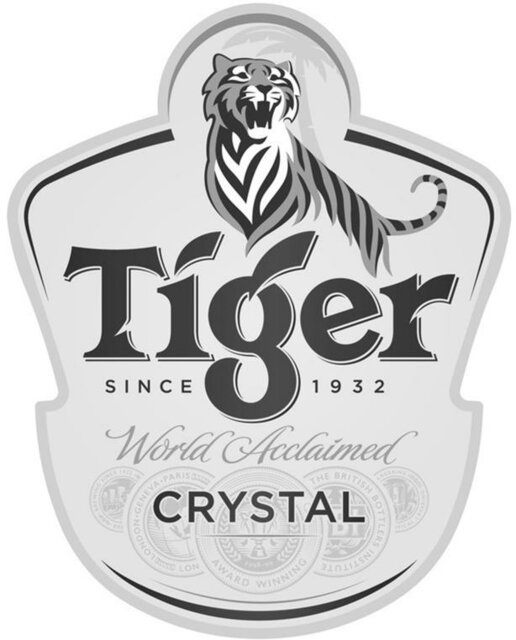 Trademark Tiger SINCE 1932 World Acclaimed CRYSTAL