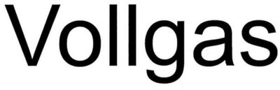 Trademark Vollgas