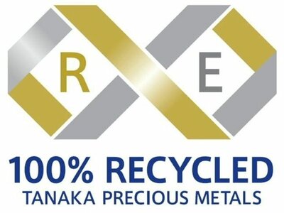 Trademark RE 100% RECYCLED TANAKA PRECIOUS METALS