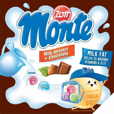 Trademark Zott Monte Milk dessert + Chocolate