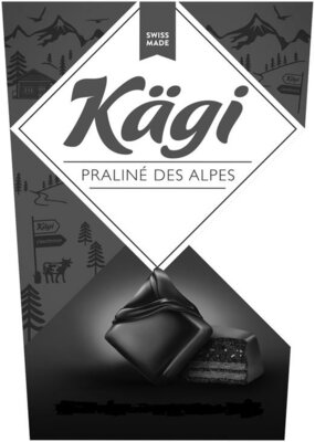 Trademark SWISS MADE Kägi PRALINÉ DES ALPES