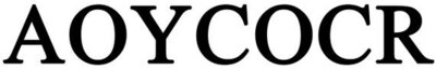 Trademark AOYCOCR