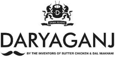 Trademark DARYAGANJ BY THE INVENTORS OF BUTTER CHICKEN & DAL MAKHNI