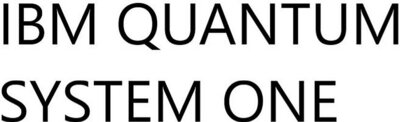 Trademark IBM QUANTUM SYSTEM ONE